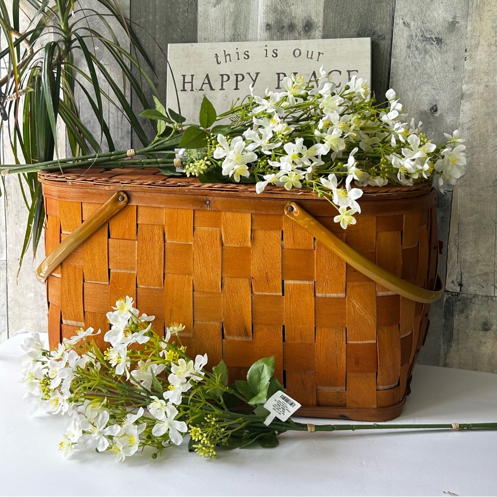 🌴Threshold 2 Stem Apple Blossom Faux Floral (3 Available & Sold Separately)